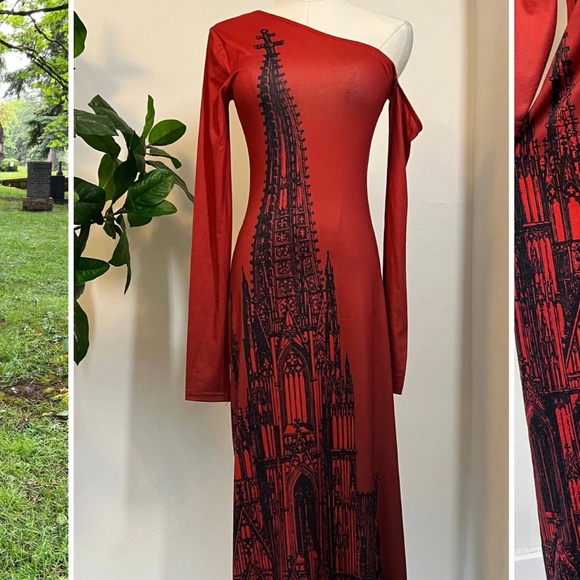 Cathedral maxi dress - Picture 3 of 4